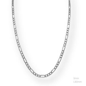 Cadena 3x1 Eslabón 5mm 60 Largo ACERO