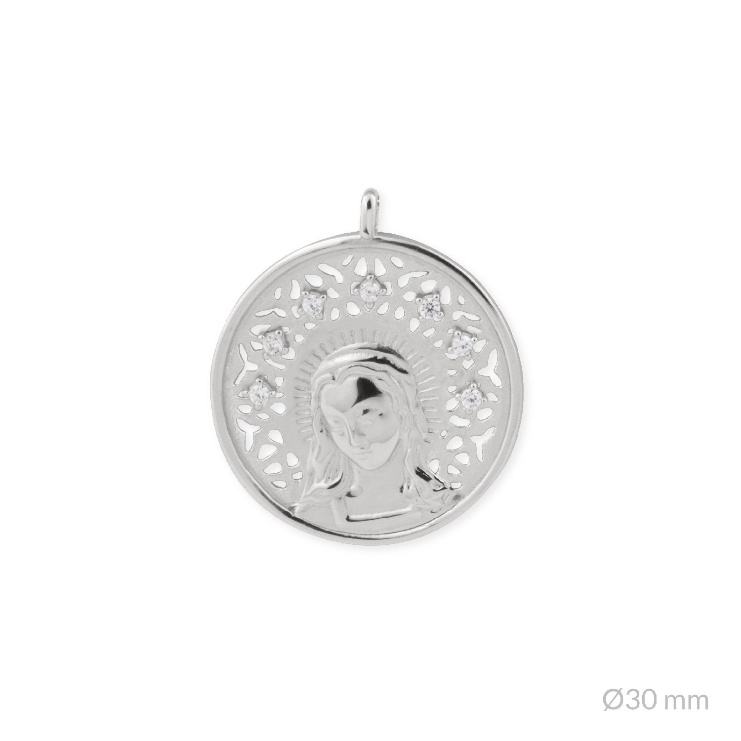 Gargantilla de Plata de Ley | Virgen María