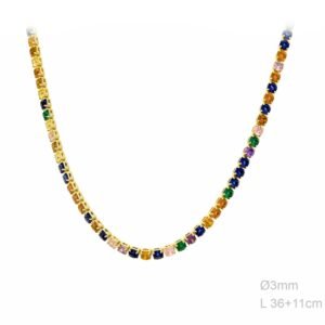 Collar Latón Chapado en Oro