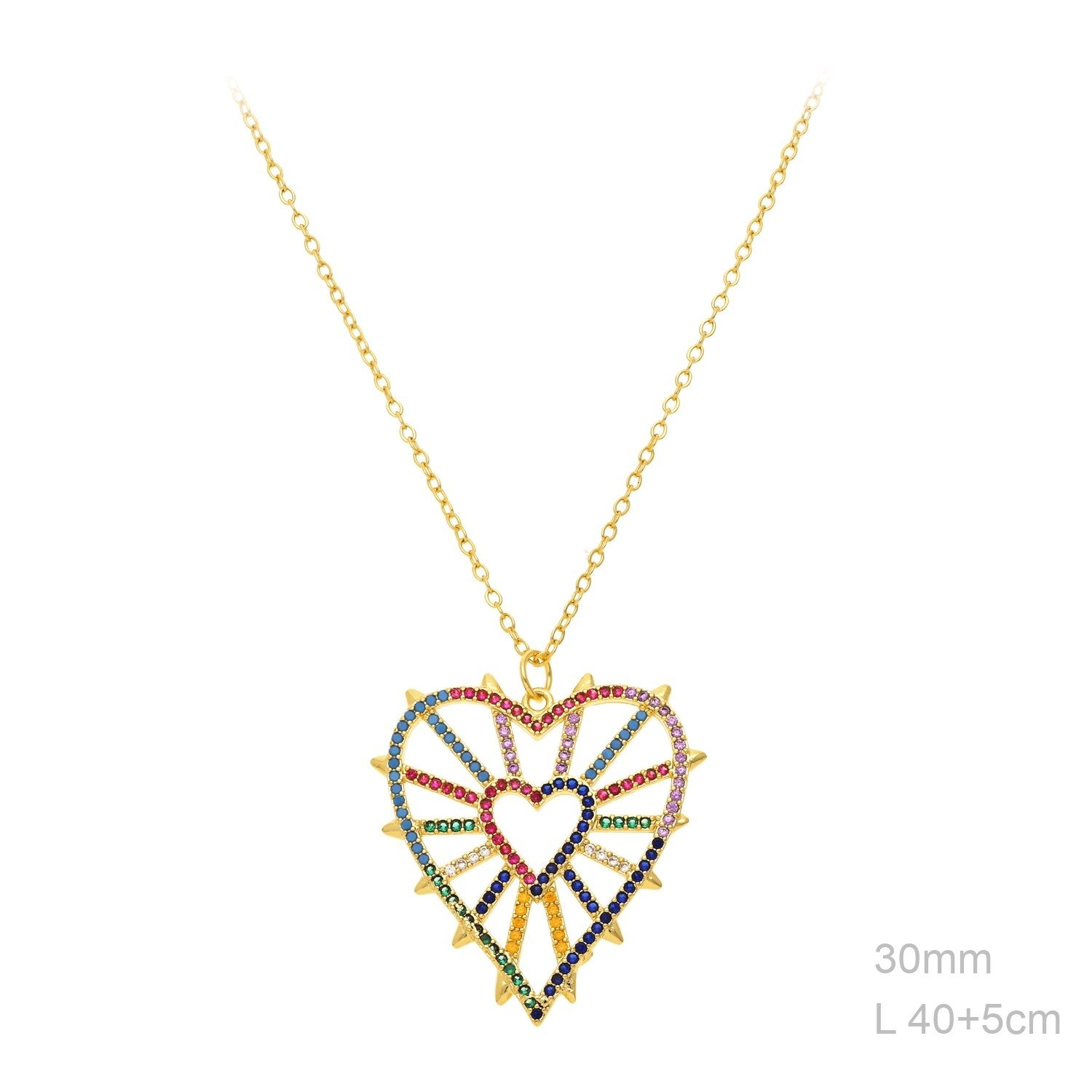 Collar Latón Chapado en Oro