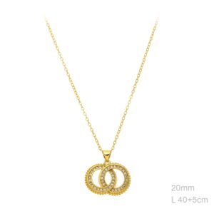 Collar Latón Chapado en Oro