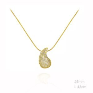 Collar Latón Chapado en Oro