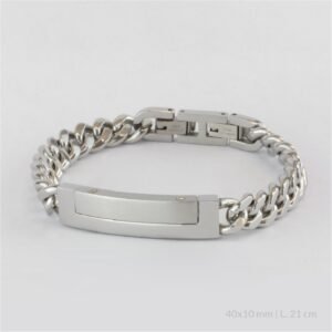 Esclava de acero inoxidable.