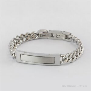 Esclava de acero inoxidable.