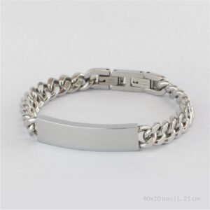 Esclava de acero inoxidable.