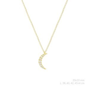 Gargantilla de Plata de Ley con circonitas