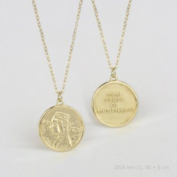 Gargantilla de Plata de Ley | Virgen de Montserrat