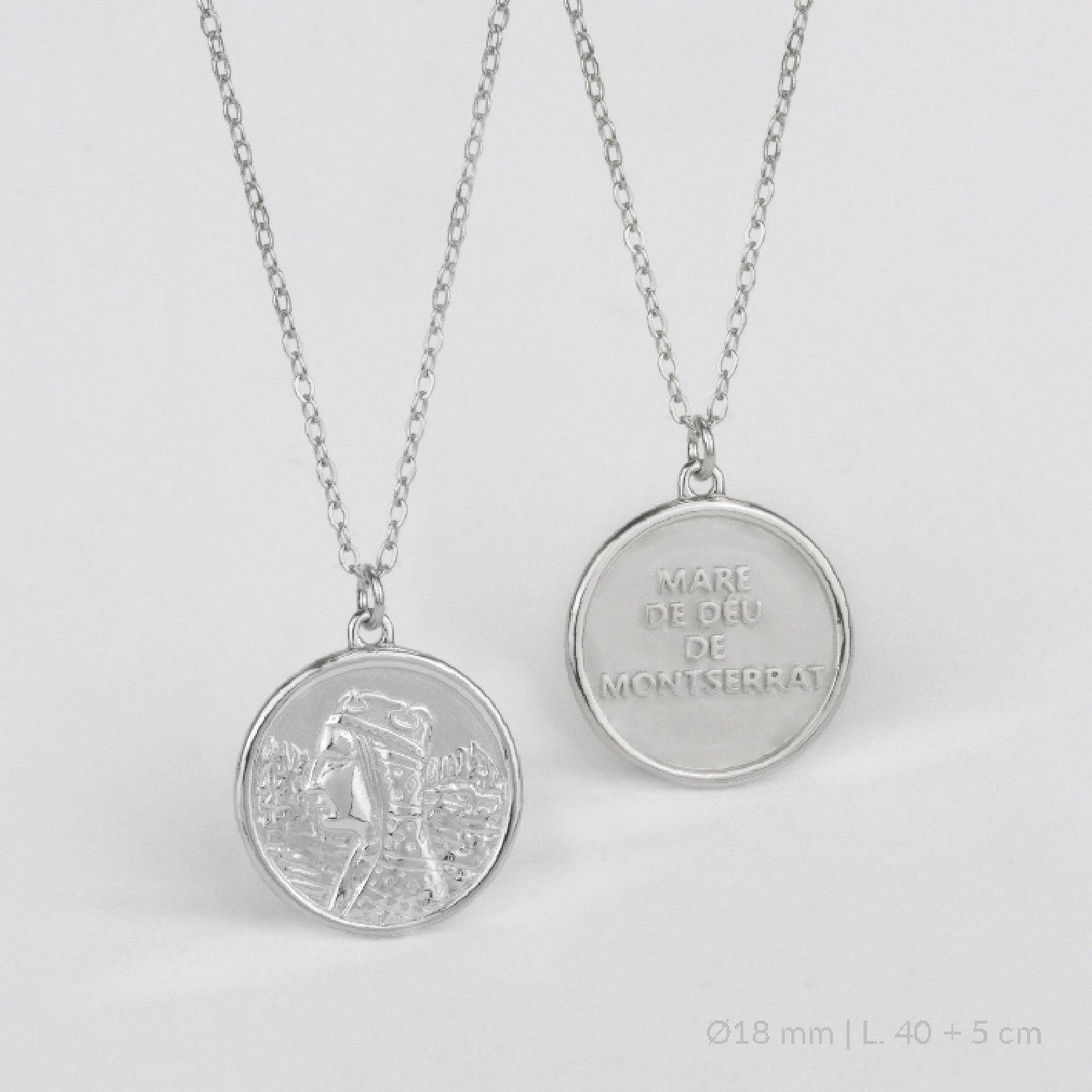 Gargantilla de Plata de Ley | Virgen de Montserrat - Imagen 2