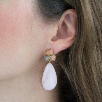 Pendientes de plata de ley