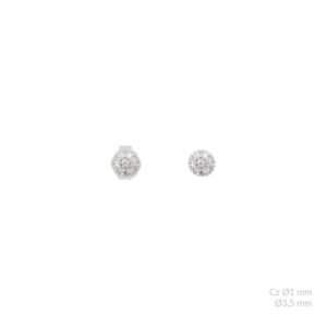 Pendientes de plata de ley