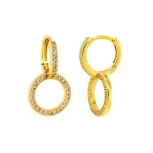 Pendientes Latón Chapado Oro