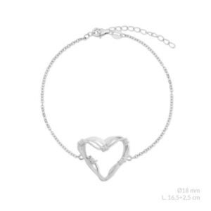 Pulsera de plata de ley