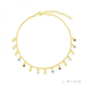 Pulsera de Plata de Ley con circonitas