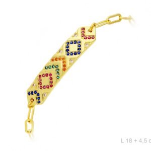 Pulsera Latón Chapada en Oro