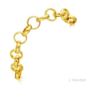 Pulsera Latón Chapada en Oro