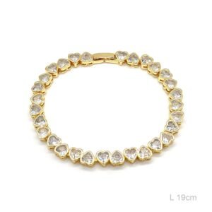 Pulsera Latón Chapada en Oro